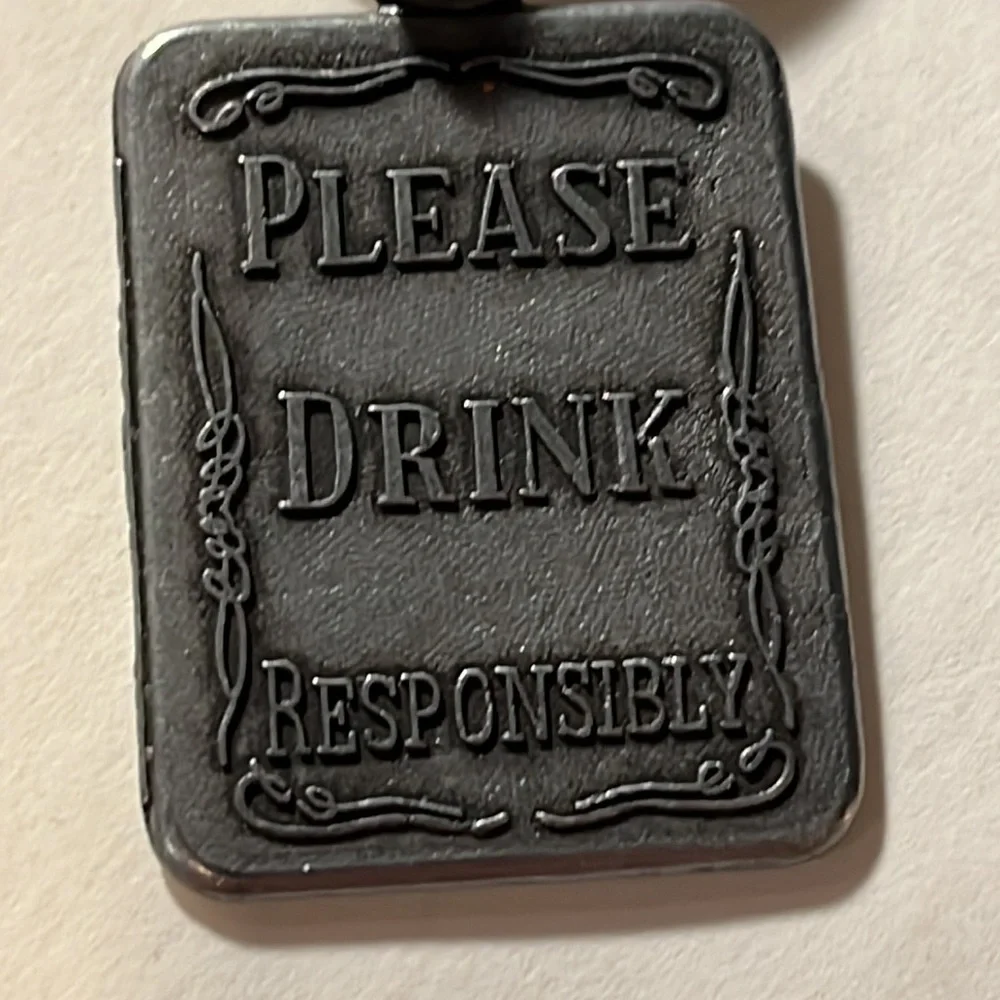 Jack Daniels Metal Keychain - unused